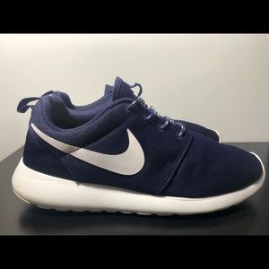 Nike Roshe Run Dark Blue White